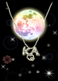 イニシャル K&A(レインボームーン)