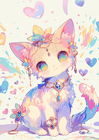 ✨夢幻の彩虹插畫貓❤️❤️