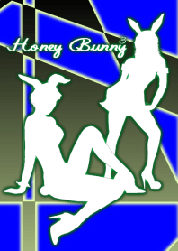 Honey Bunny 3 -White & Blue-