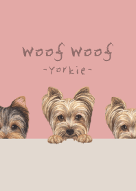 Woof Woof - Yorkie - PINK LEMONADE