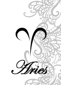 Aries Line Art 1 White 2022