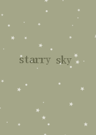 starry sky_earthgreen