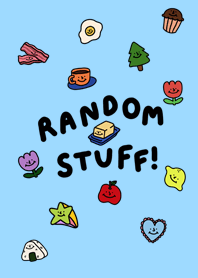 random stuff! :-) (blue-brown version)