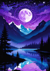 Bright Moon and Dawn c81a42