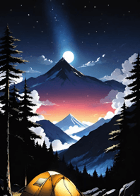 Bright Moon and Dawn 6fc1bf