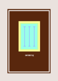 Turns into chocolate! swimming