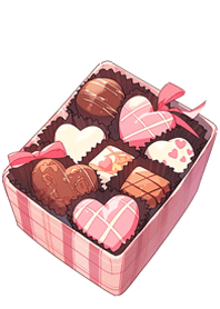 heart-shaped chocolate box