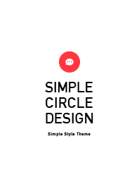 Simple circle -white-