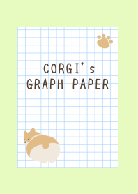 CORGI's GRAPH PAPER-YELLOW GREENj