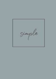 simple cursive -pale blue-