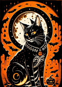 halloween cat 8D4F5e