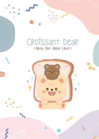 Croissant Bear Good Day Cutie