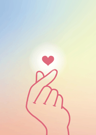 Hand Sign with a Small Heart