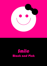 SMILE BLACK and PINK THEME.
