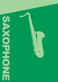Saxophone CLR Malacight green