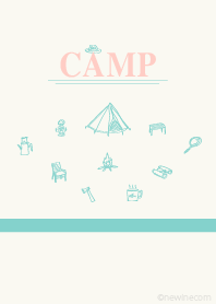 CAMP aquamarine ivory