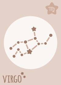 Virgo Sign'mocha brown'