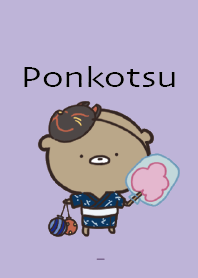 Blue Purple : Summer bear Ponkotsu 2