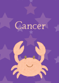 Cute Cancer on purple