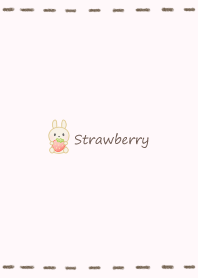 Small Rabbit and Ichigo -pink-