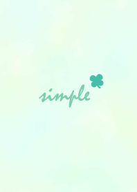 Clover watercolor'Green'