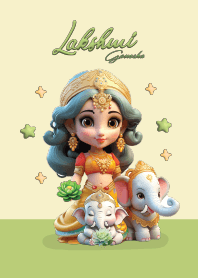 Lakshmi & Ganesha Cute V.2 (Wednesday)