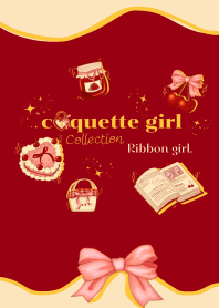 '*Coquette girl Collection Ribbon girl.