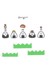 Rice ball cute theme