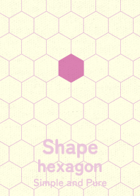 Shape hexagon Orchid pink