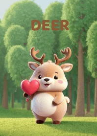 I Love Cute Deer -Theme