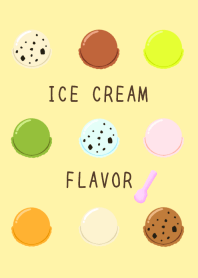 ICE CREAM FLAVOR/LIGHT YELLOW