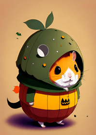 夜の月と星の猫 C7d3Ad