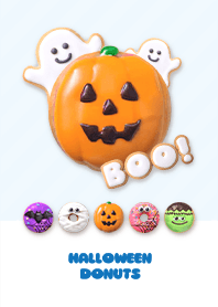 HALLOWEEN DONUTS - B&W 3-2
