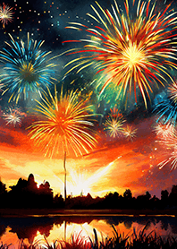 Beautiful Fireworks Theme#307