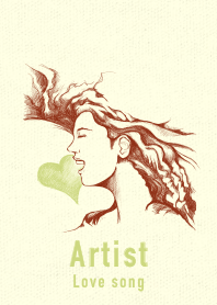 Artist 愛の歌 弁柄色