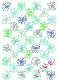 花LOVE6-水彩画-