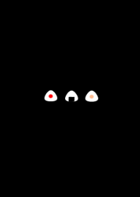 Rice ball&black