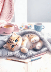 Fat cat cute cuddly n.53