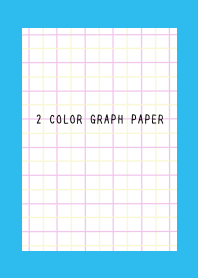 2 COLOR GRAPH PAPER-PINK&YEL-BLUE-GREEN