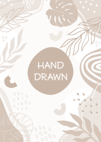 Hand Drawn Floral Coral Reef