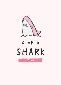 simple shark - Pink -