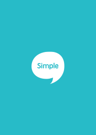 The Simple Speech bubble Teal No.2-01
