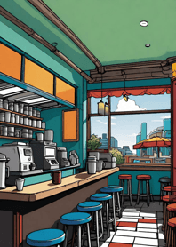Cozy Coffee shop 1D0dC4