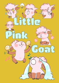 A Little Cute Pink Goat