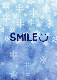 Crystal gradation blue of snow- smile13-