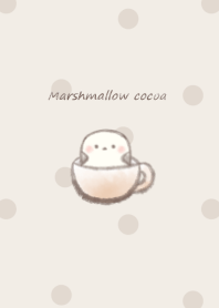 Marshmallow cocoa Shimaenaga -beige- 2