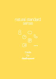 natural standard sense -yellow-