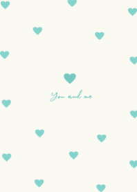 pattern heart (spring green)