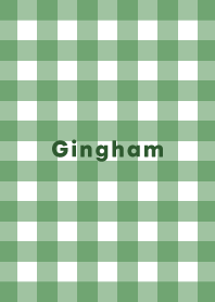 Gingham Plaid - green