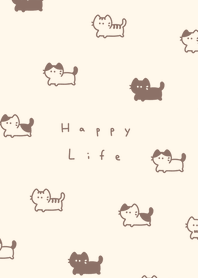 .แมว. pink green beige